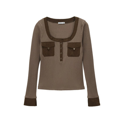 Henry Collar Knit Top