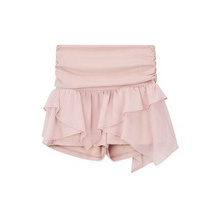 Nebelrosa asymmetrischer Rock