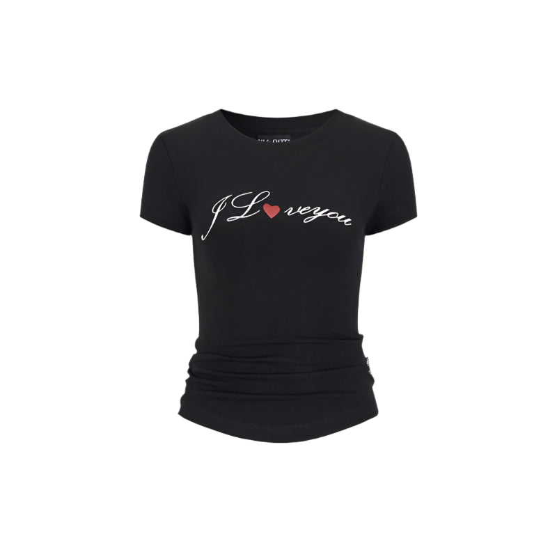 Valentine's Alphabet Slim T-Shirt