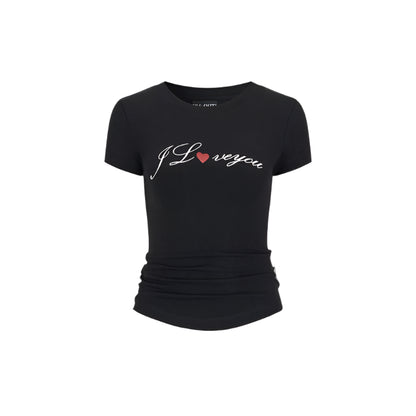 Valentine's Alphabet Slim T-Shirt