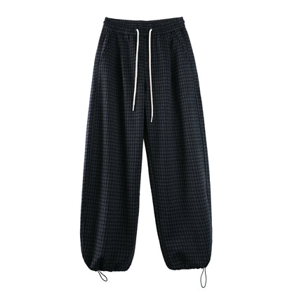 Retro Yarn-Dyed Plaid Pants