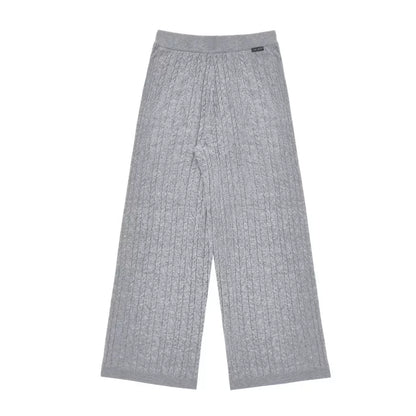 Knitted Jacket Pants Set-Up