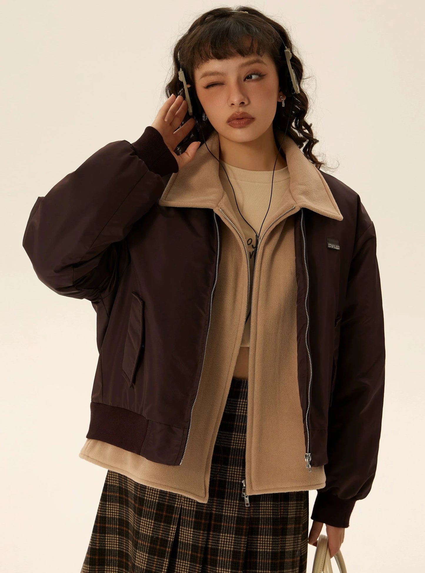 Long-sleeved Loose Casual Cotton Clothes Jacket