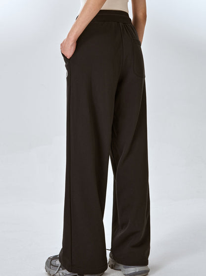 American Basic Embroidered Straight Leg Pants