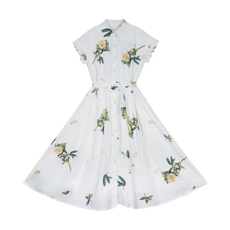 Vintage Chic Botanical Court Dress Set