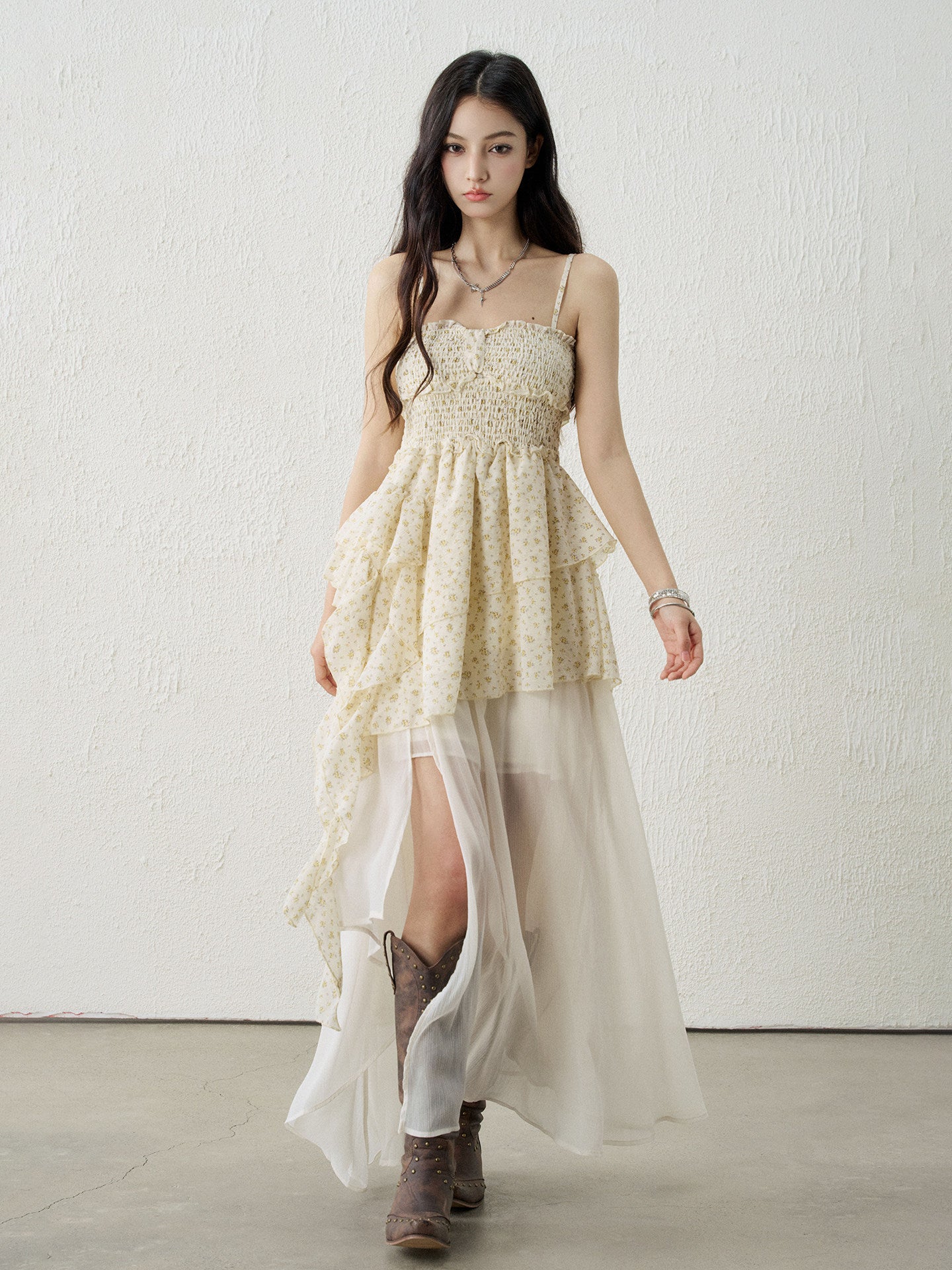 Irregular Floral Camisole