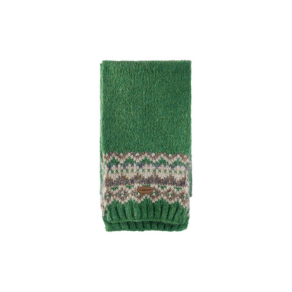 Color-Blocked Jacquard Knitted Scarf