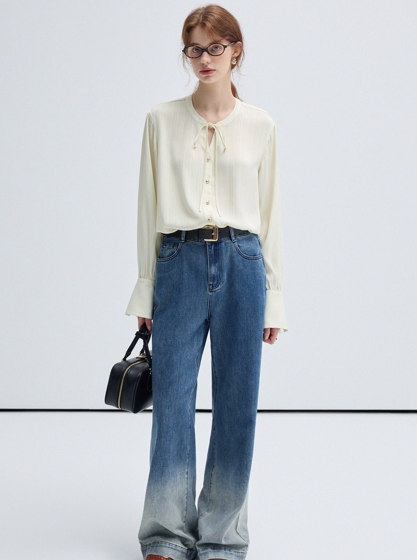 Versatile Gradient Loose Slim Pants