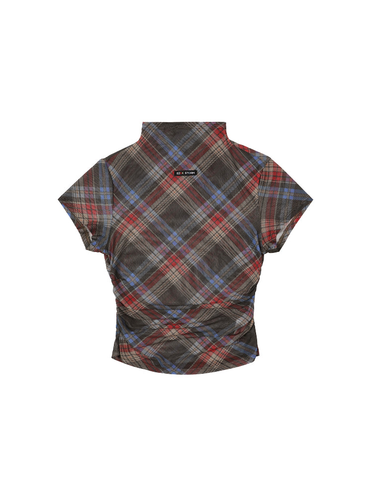 Retro Plaid Summer T-Shirt