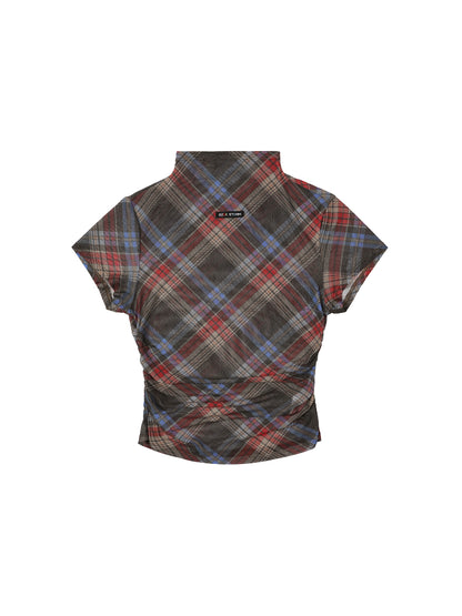Retro Plaid Summer T-Shirt