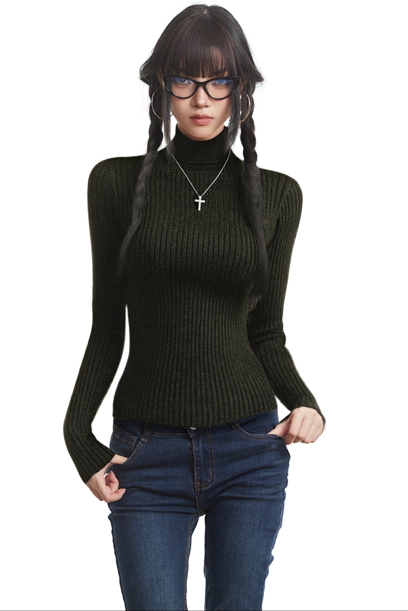 Vintage Turtleneck Top