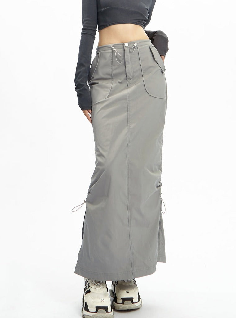 American Pocket Long Dress