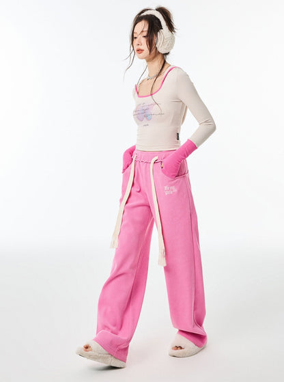 Casual High Waist Loose Pants