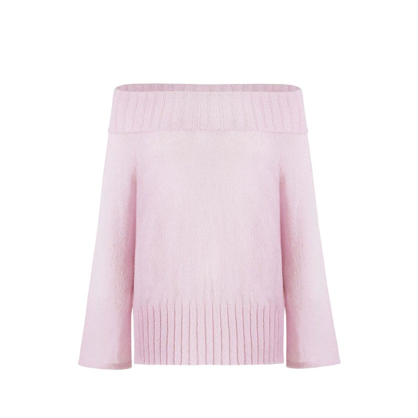 Baby Pink Off-Shoulder Top