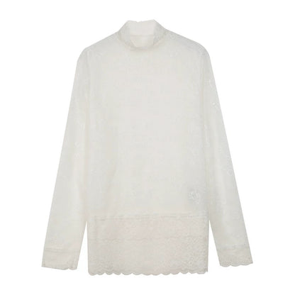 Spring Lace Sheer Top