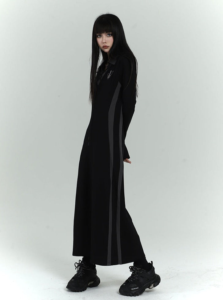 Ghost Girl Black Long Skirt Dress