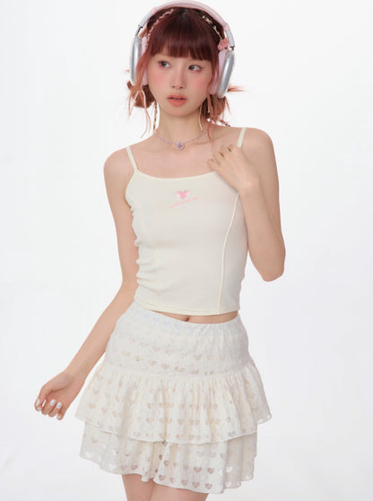 American Retro Outer Wear Suspender Top