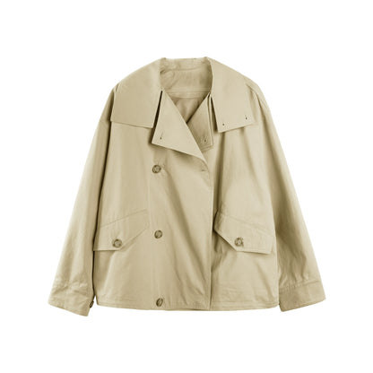 Paris Dream Silhouette Cotton Trench Coat