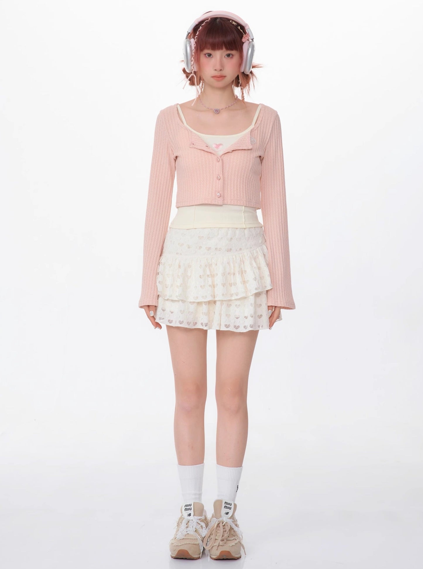 Heart Cut Out Design Senseline Cake Skirt