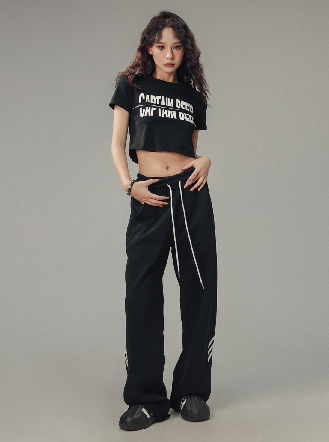 Slim Fit Crew Neck Short Sleeve Crop Top