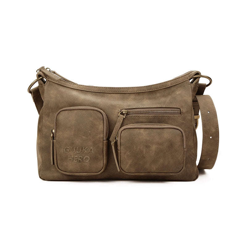 Brown Leather Crossbody Bag