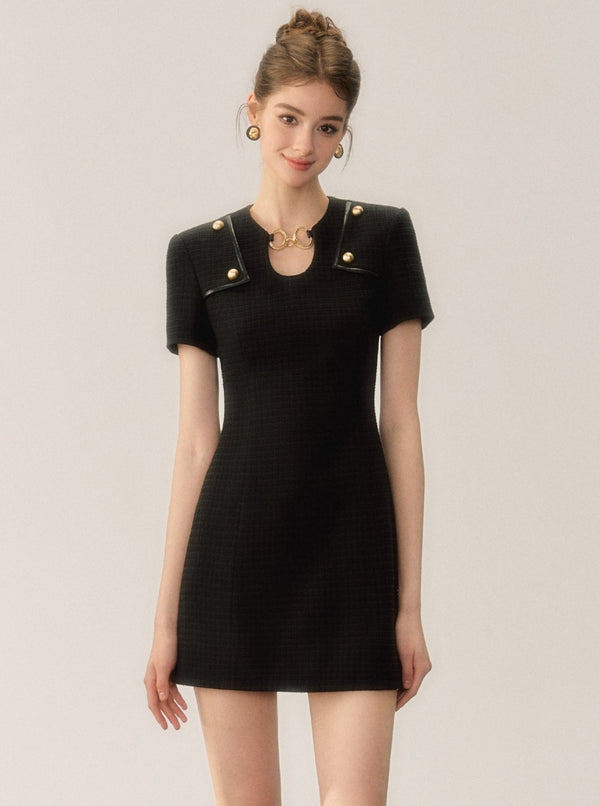 French Vintage Small Fragrance Dress