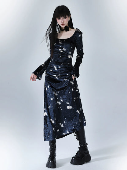 Chinese Velvet Adult Dress