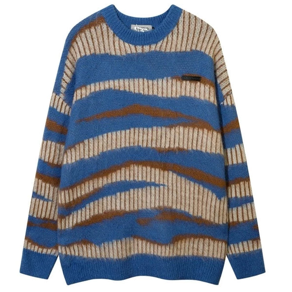 Atmosphere crewneck knitted sweater outer