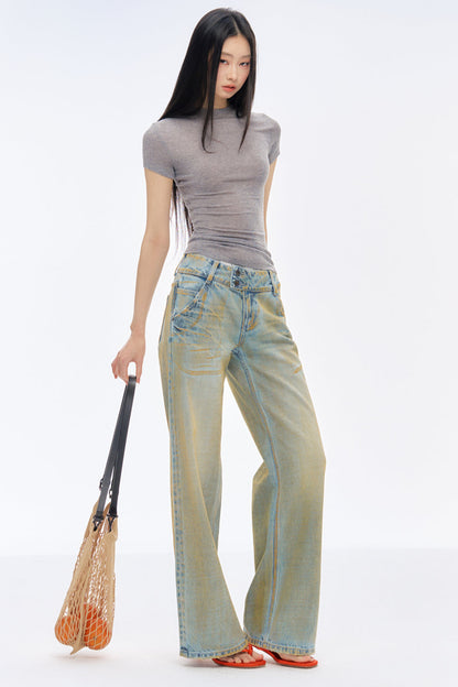 Frühling/Sommer Sleek Tencel-Woll-Top 