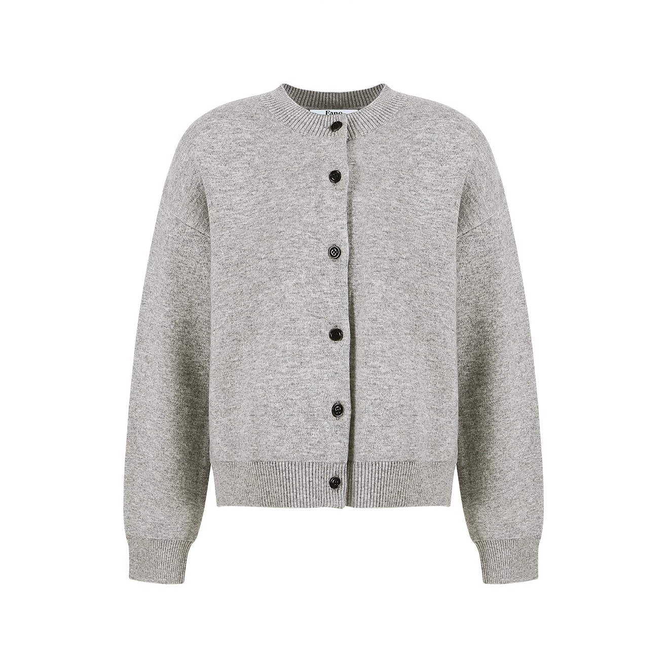 Classic College Style Wool Cardigan