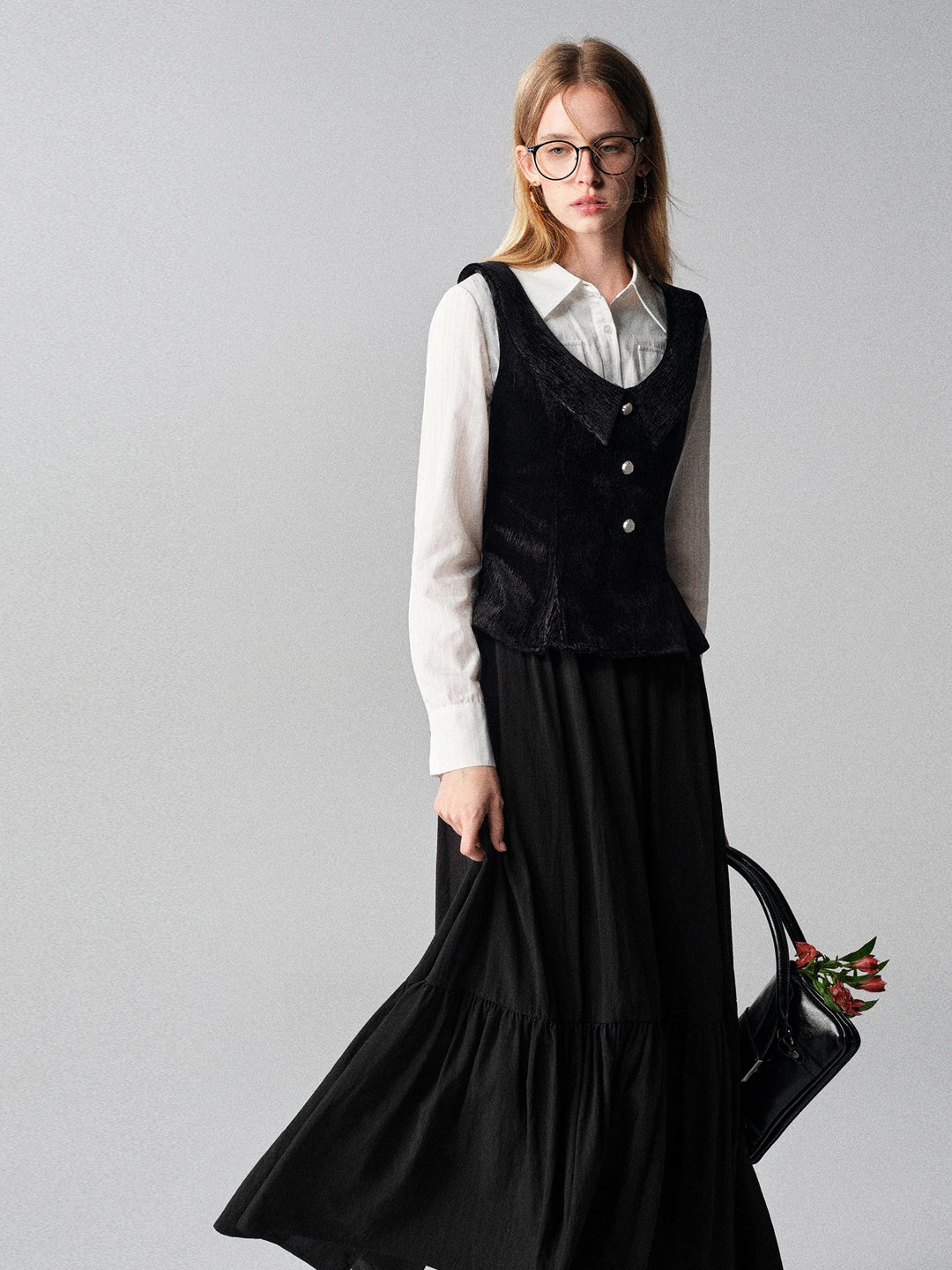 Mountains Seas Nordic French Retro Vest