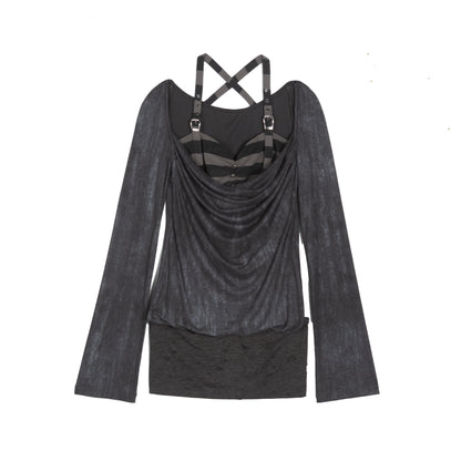 Retro Two-Piece Top Shirt Info