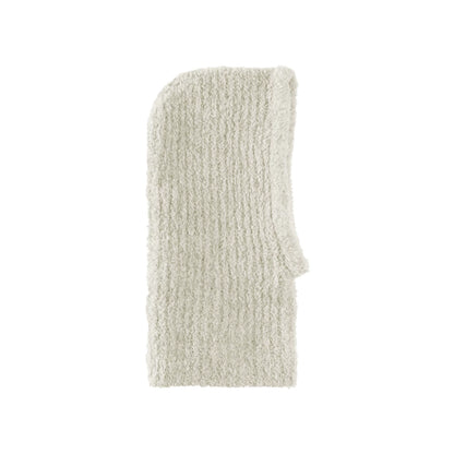 Curly Knit Wool Balaclava