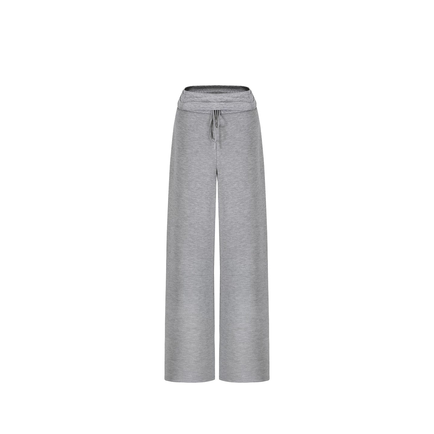 슬림 드레이피 스트레이트 팬츠