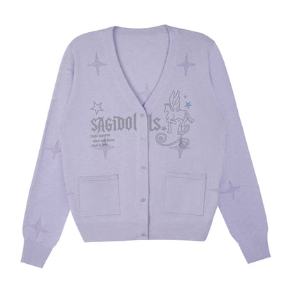 Celestial River Knit Cardigan Set