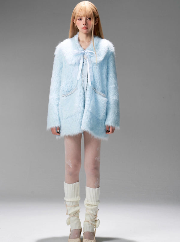 knit loose chunky sweater cardigan jacket