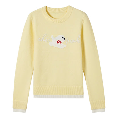 Winter Sweet Knit Sweater Girl