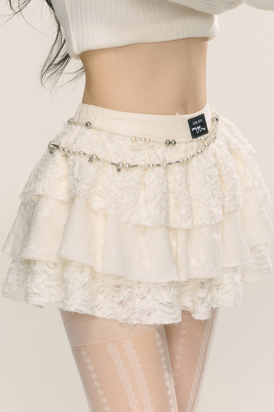 Shao Ye Eye [September 26 at 20 o'clock on sale] Shao Ye Eye Ballet Leg Essence Lace Cake Skirt Girl Early Autumn