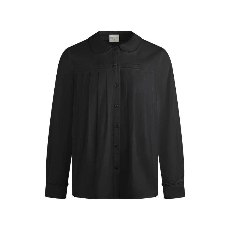 Pure Cotton Pleated Blouse