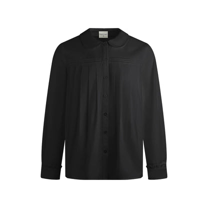 Pure Cotton Pleated Blouse