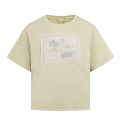 Wandering Fish Embroidered T-shirt