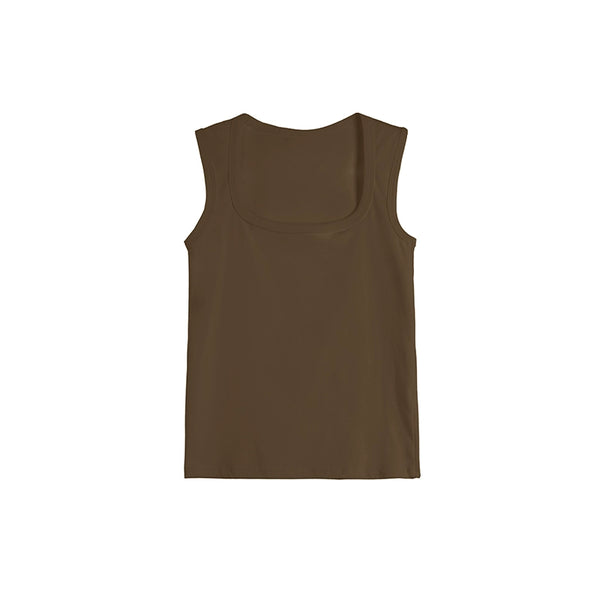 Solid Color Base Vest Top