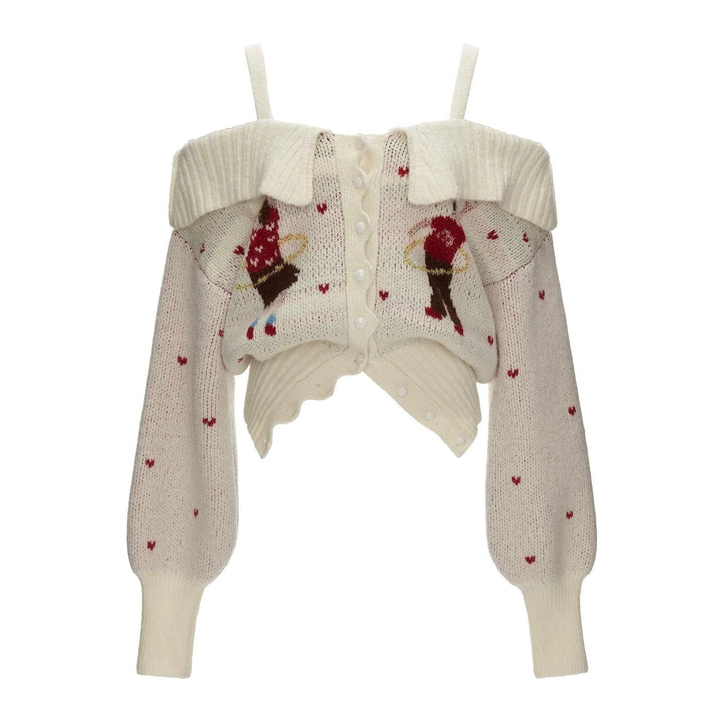 Long-Sleeved Knit Top