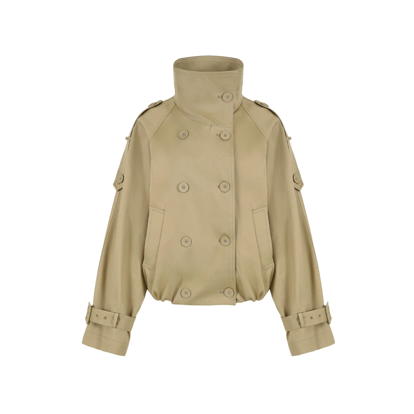 Classic Double-Breasted Trench Coat