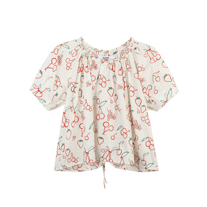 Berry Basket Print Top