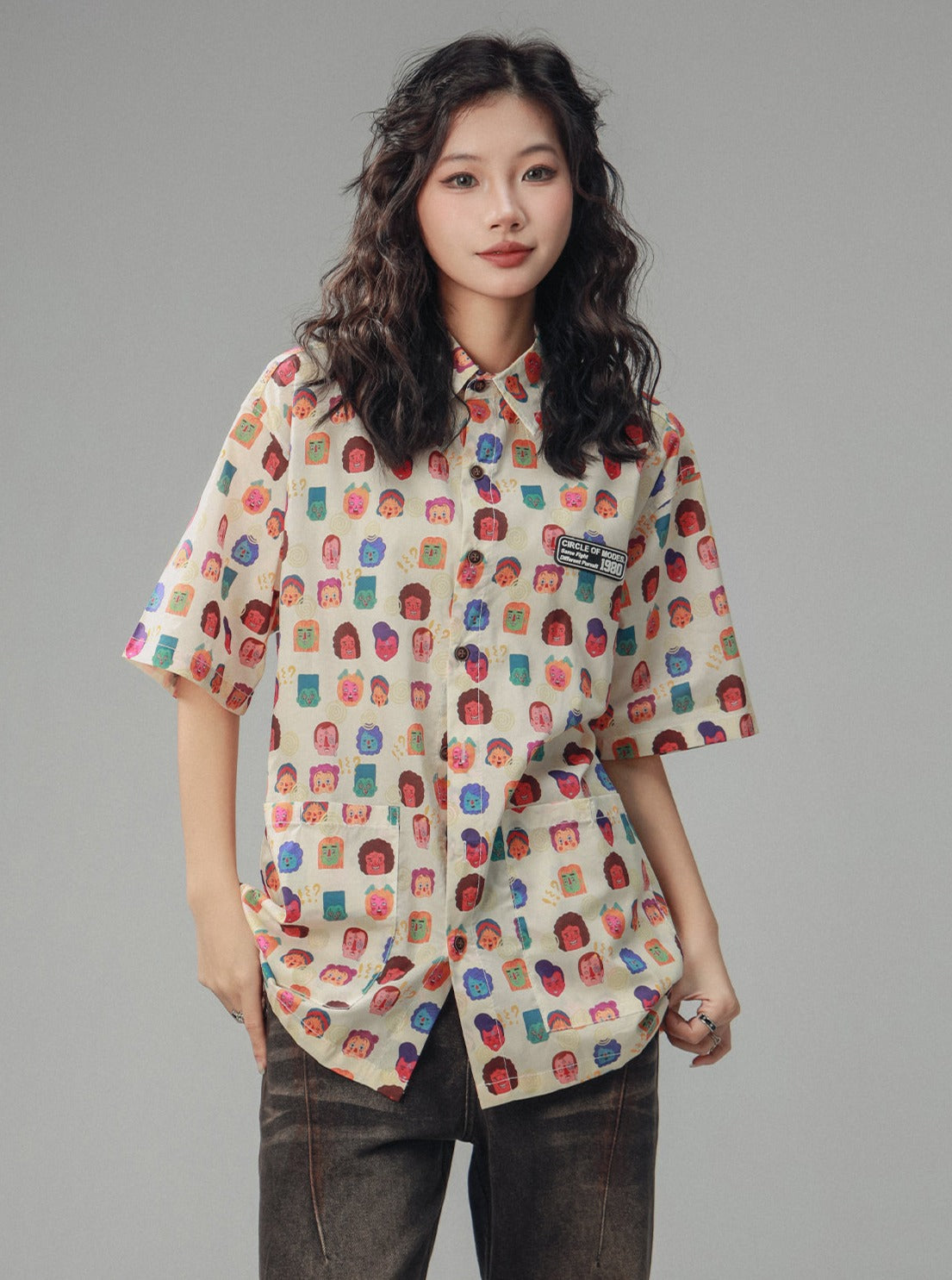 Fun Cartoon Loose Top