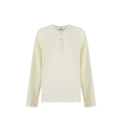 Lyocell Blend Striped Lace Top