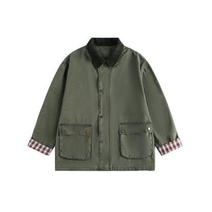 Vintage Cargo Lapel Jacket