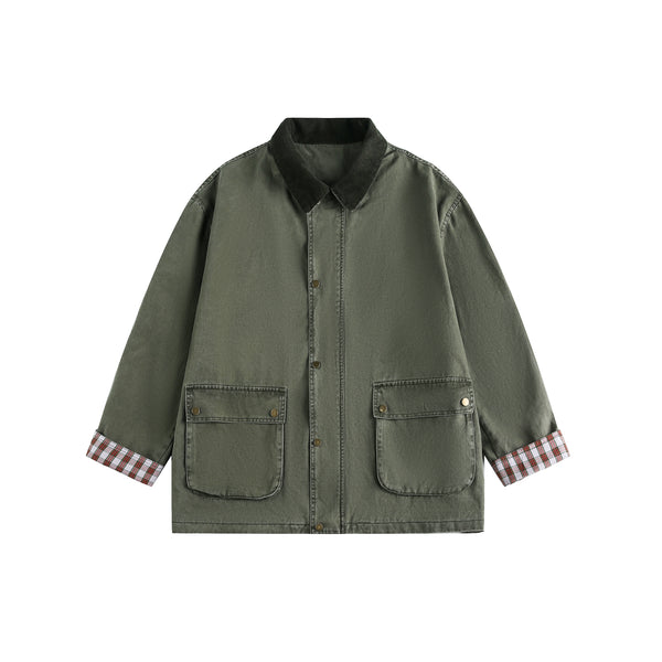 Vintage Cargo Lapel Jacket