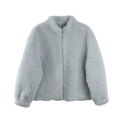 Atmospheric Fleece Shearling Coat